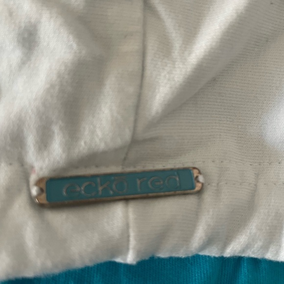 Ecko red hoodie with short sleeve - Picture 3 of 4